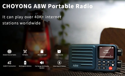 A8W Smart Internet & FM Pocket Radio