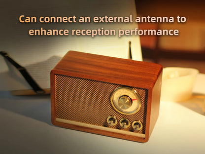 R1 A radio/Bluetooth speaker made of finely crafted North American walnut