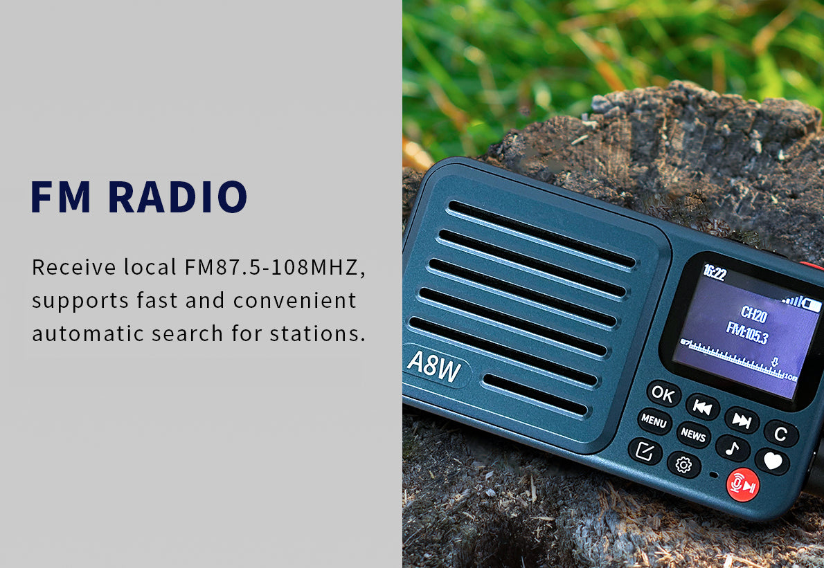 A8W Smart Internet & FM Pocket Radio