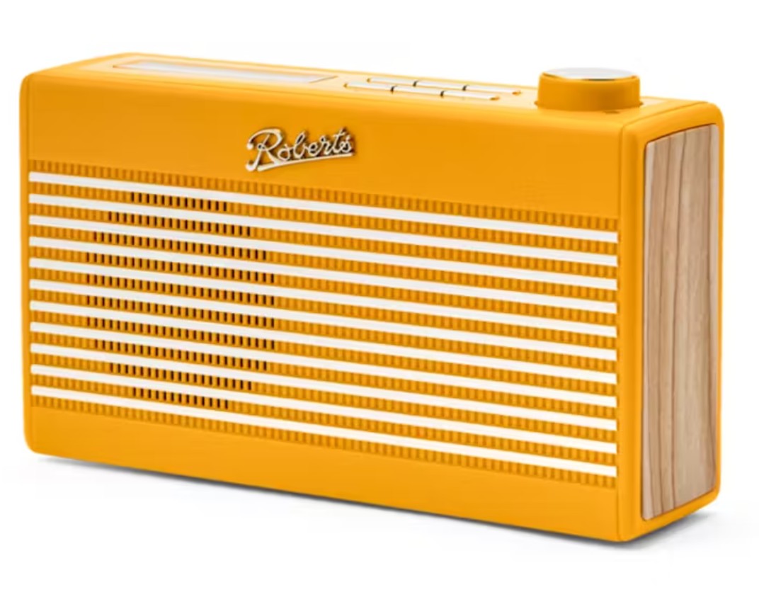 Roberts Rambler Mini DAB/DAB+/FM Radio with Bluetooth (Sunburst Yellow)