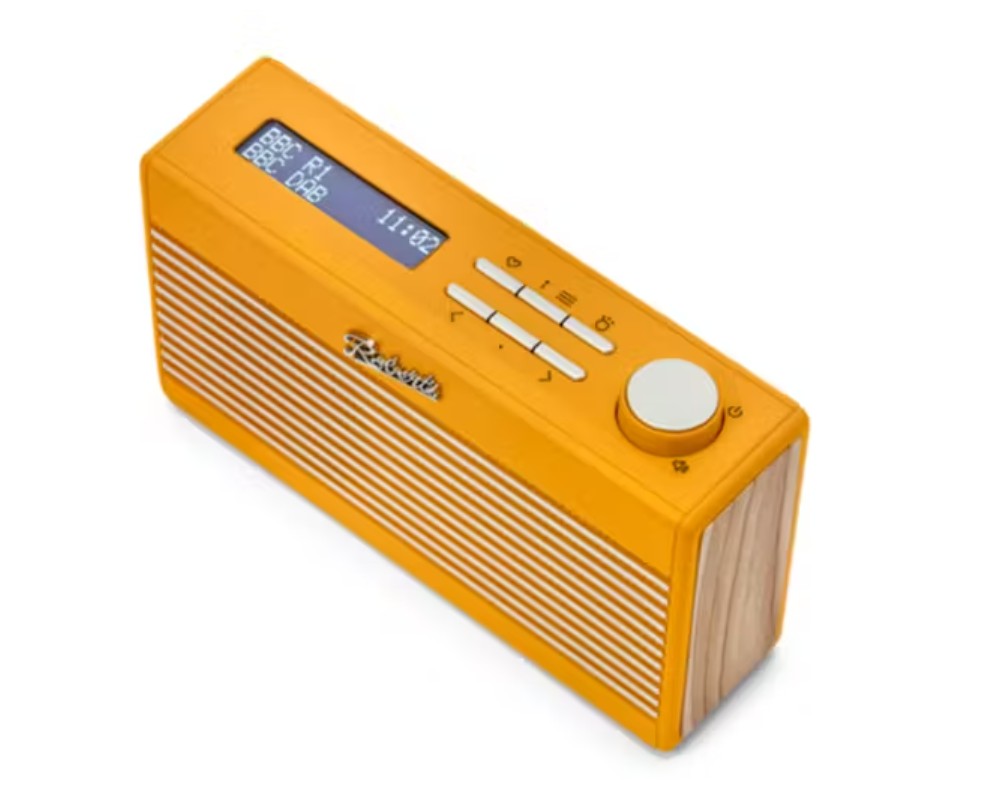 Roberts Rambler Mini DAB/DAB+/FM Radio with Bluetooth (Sunburst Yellow)