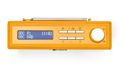 Roberts Rambler Mini DAB/DAB+/FM Radio with Bluetooth (Sunburst Yellow)